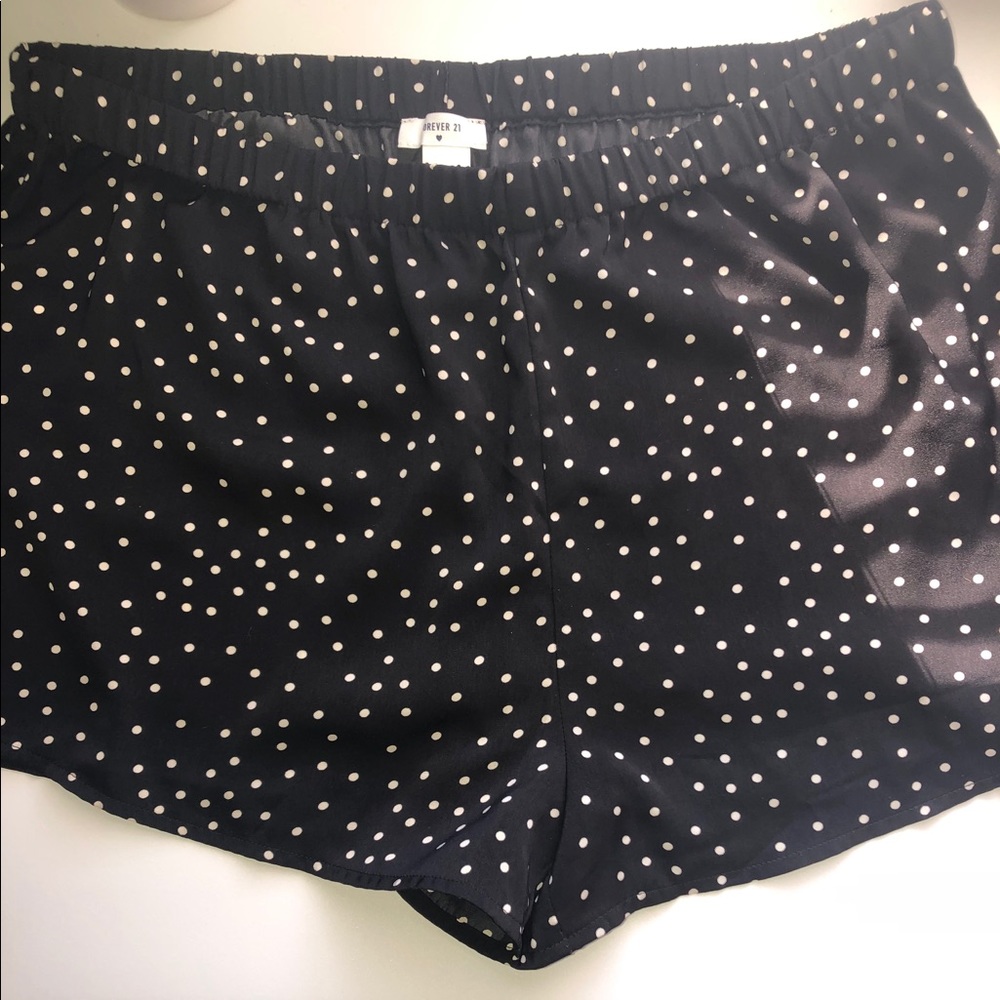 Polka dot shorts
